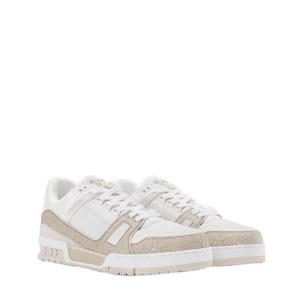 LV Trainer Sneaker Beige